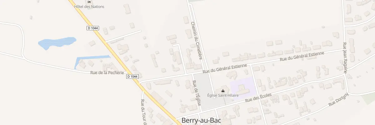Plan du 5 Rue du Général Estienne à Berry-au-Bac