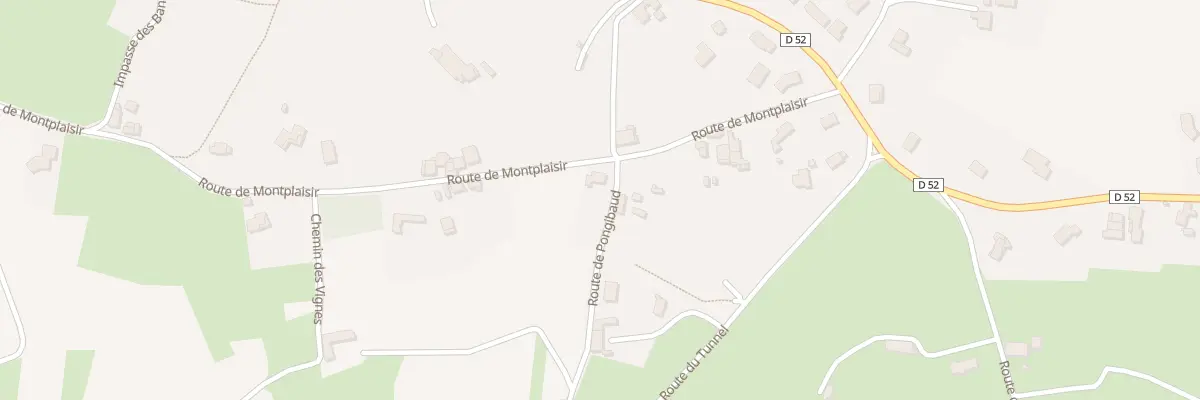 Plan du 207 Rte de Montplaisir à Ambierle