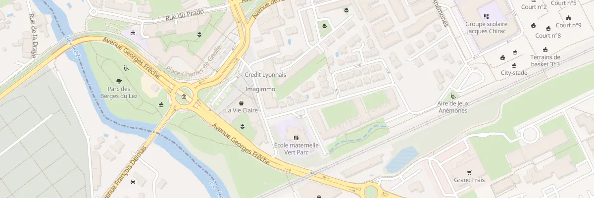 Plan du 544 Rue des Anémones à Castelnau-le-Lez
