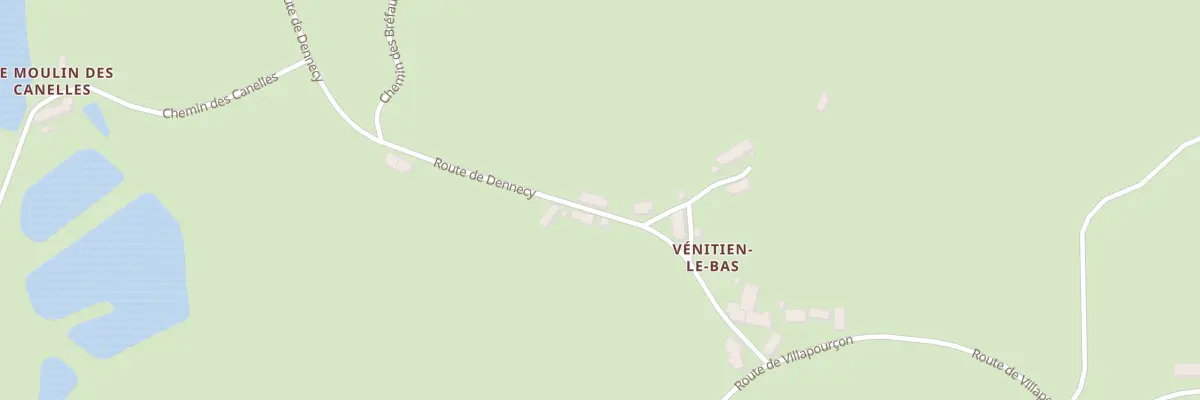Plan du 194 Rte de Dennecy à Préporché