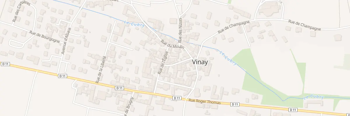 Plan du 8 Rue de l’Eglise à Vinay