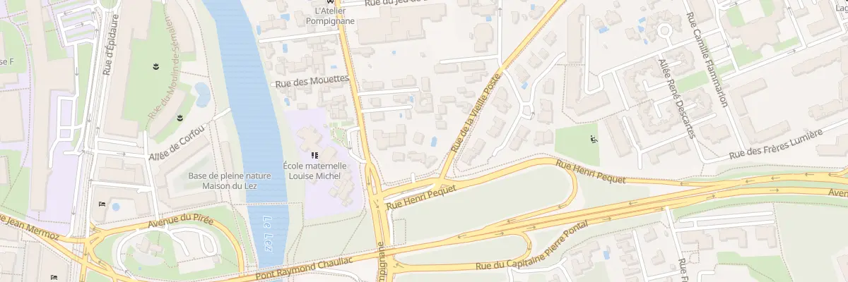 Plan du 63 Rue de la Vieille Poste à Montpellier