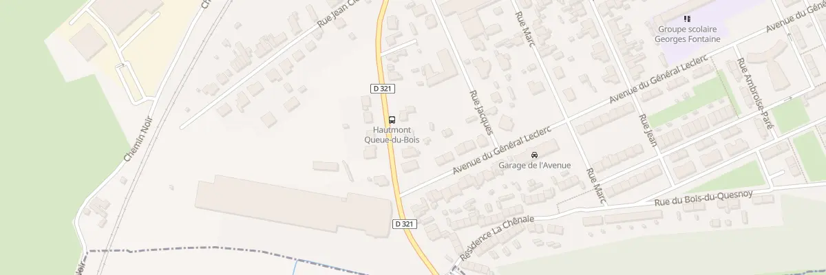 Plan du 185 Rue Jules Campagne à Hautmont