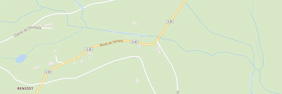 Plan du 1275 Rte de Ternant à Tazilly
