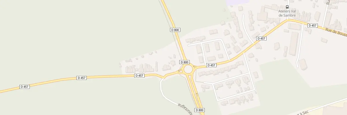 Plan du 268 Rue de Boussières à Hautmont
