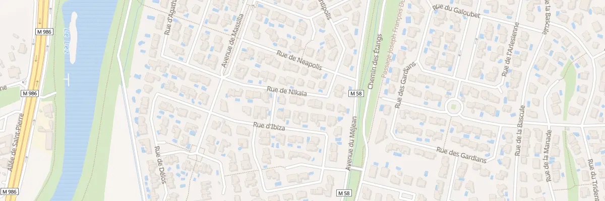 Plan du 16 Rue de Nikaia à Lattes