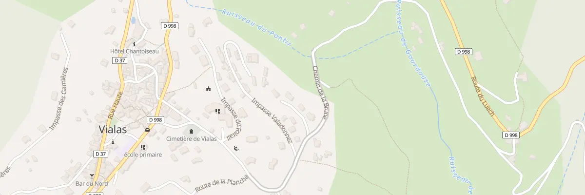 Plan du 68 Imp Rabeyrolle à Vialas
