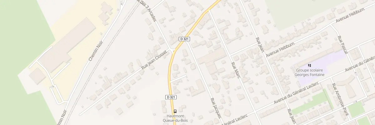 Plan du 3B Rue Jacques à Hautmont