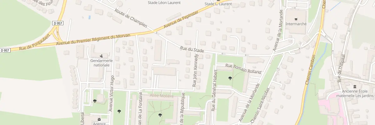 Plan du 4 Rue John Kennedy à Avallon
