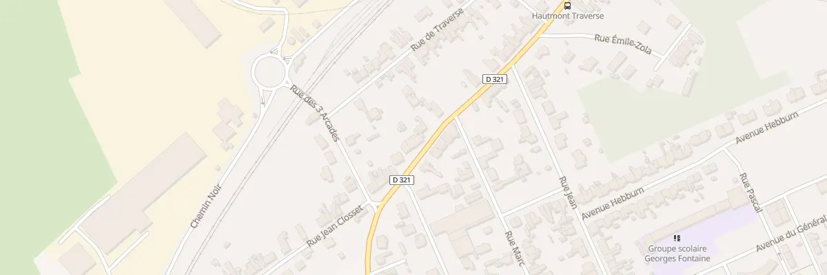Plan du 164 Rue Jules Campagne à Hautmont