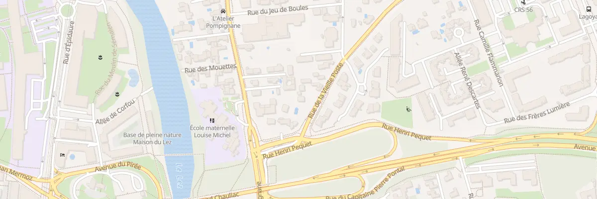 Plan du 75B Rue de la Vieille Poste à Montpellier
