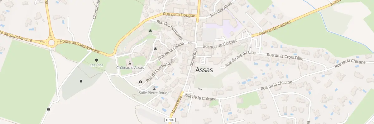 Plan du 126 Gr Grand Rue à Assas