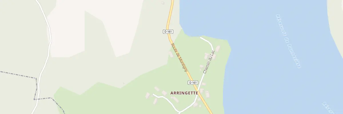Plan du 20 Rte de Montigny à Chaumard