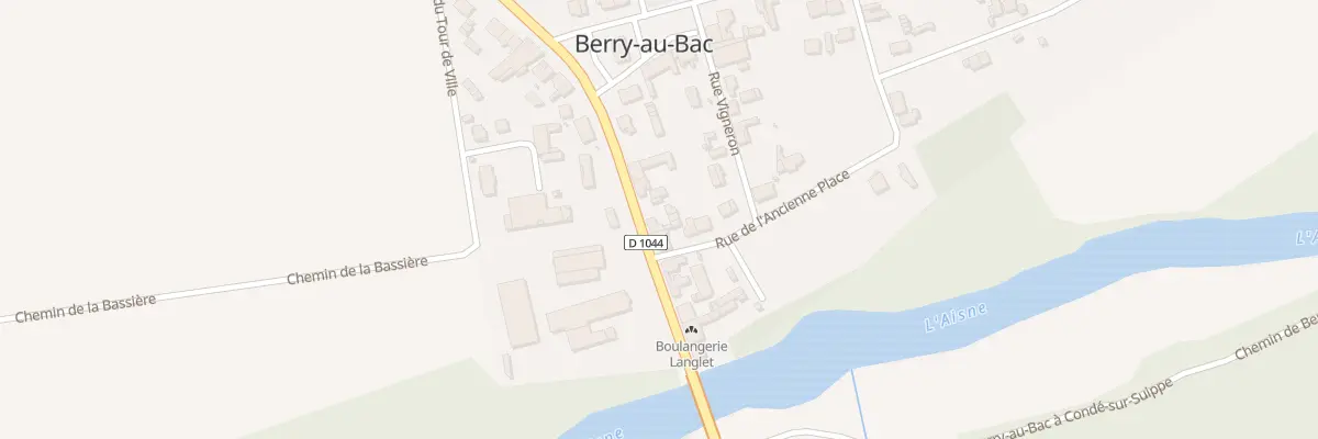 Plan du 16 Av du Général de Gaulle à Berry-au-Bac
