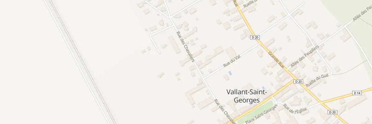 Plan du 23 Rue des Chevaliers à Vallant-Saint-Georges