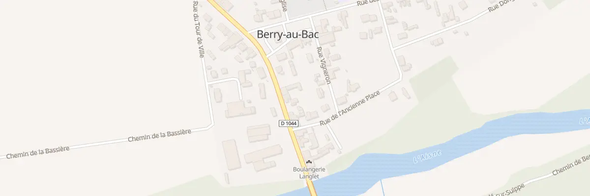 Plan du 18 Av du Général de Gaulle à Berry-au-Bac