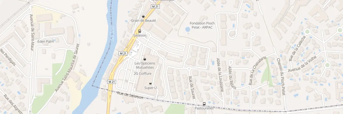 Plan du 663 Rte de la Pompignane à Castelnau-le-Lez