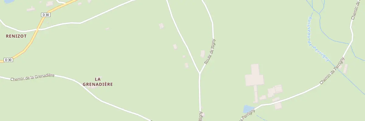 Plan du 33 Che du Champ Derrière à Tazilly
