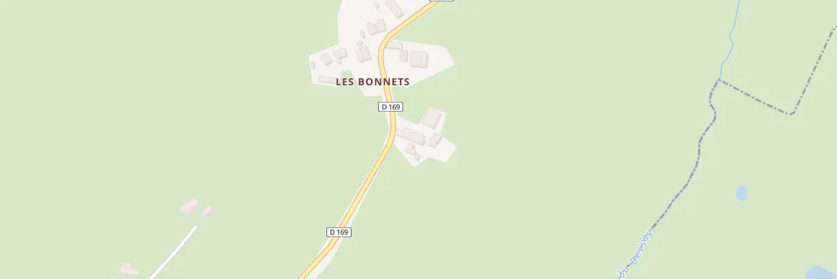Plan du 3 Rte des Bonnets à Neuilly-en-Donjon