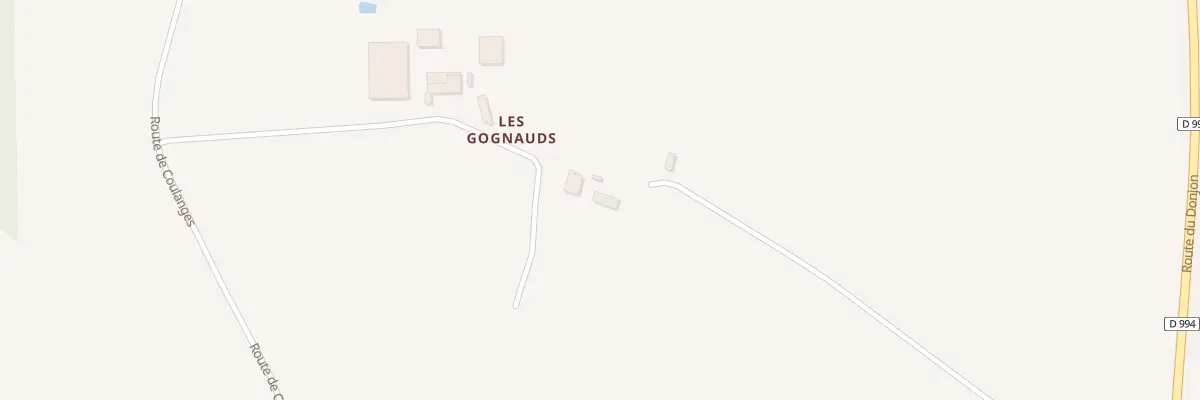 Plan du 5174 Les Gognauds au Pin