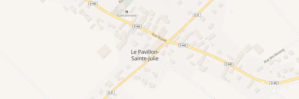 Plan du 2 Rue de la Croix Huchard au Pavillon-Sainte-Julie