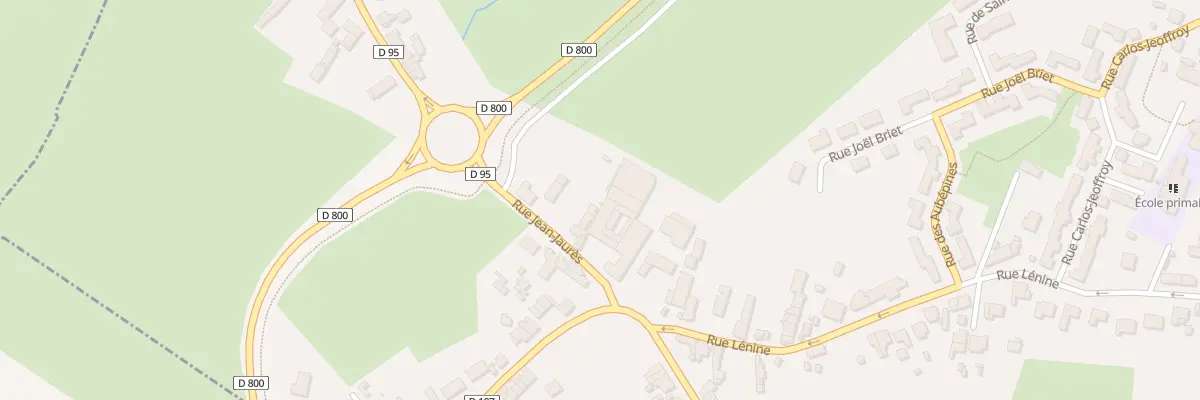 Plan du 74 Rue Jean Jaurès à Neuf-Mesnil