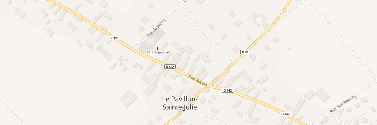 Plan du 8 Rue Royale au Pavillon-Sainte-Julie