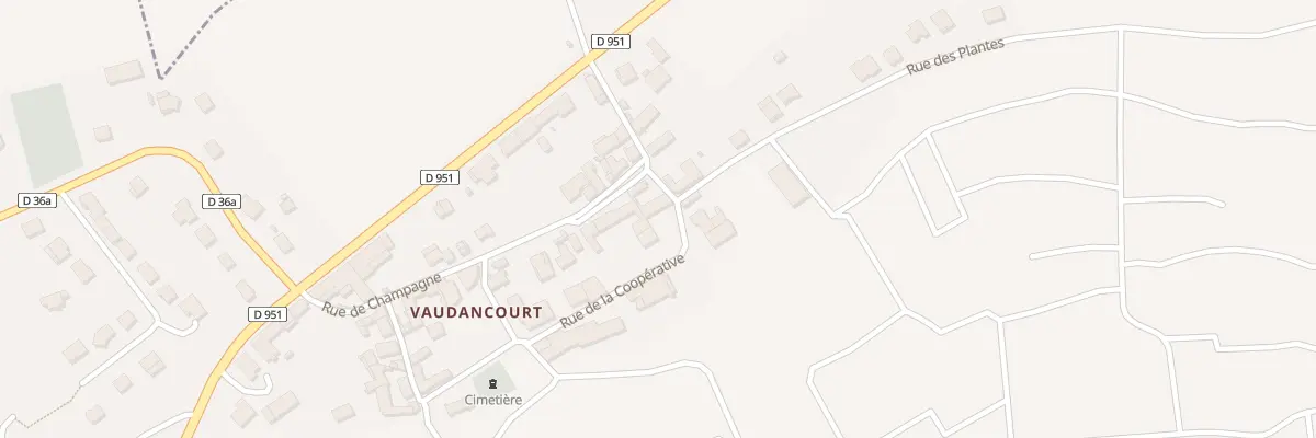 Plan du 1 Rue de Champagne à Brugny-Vaudancourt