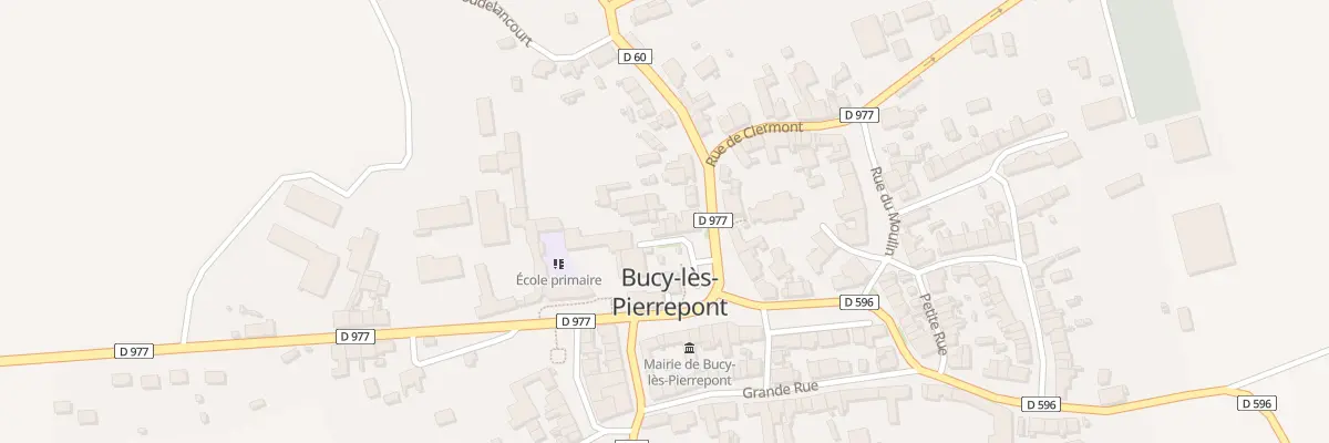 Plan du 3 Pl de l’Eglise à Bucy-lès-Pierrepont