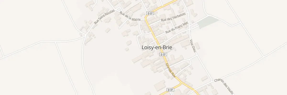 Plan du 12 Gr Grande Rue à Loisy-en-Brie