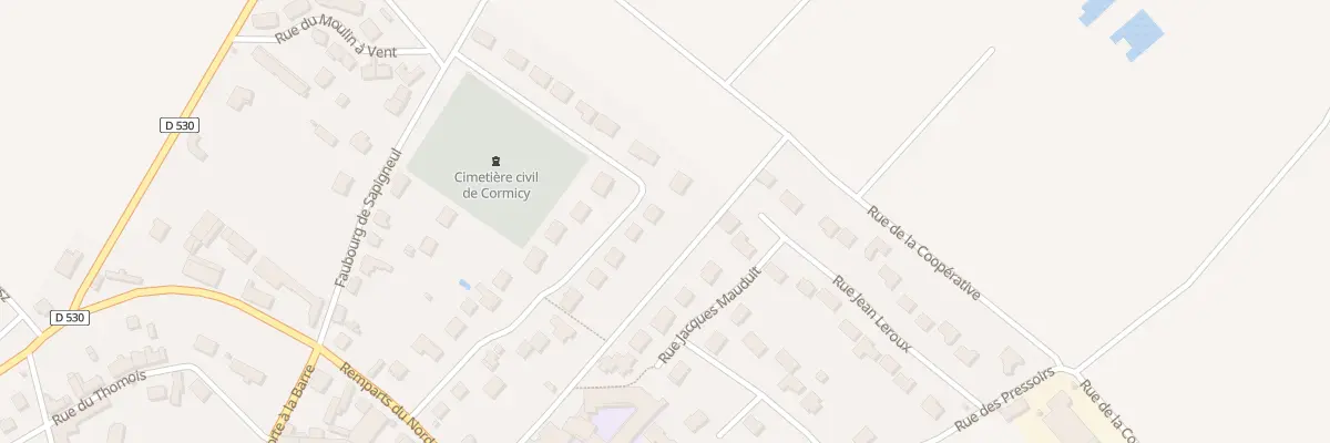 Plan du 17 Rue de l’Abbé Michel Dricot à Cormicy