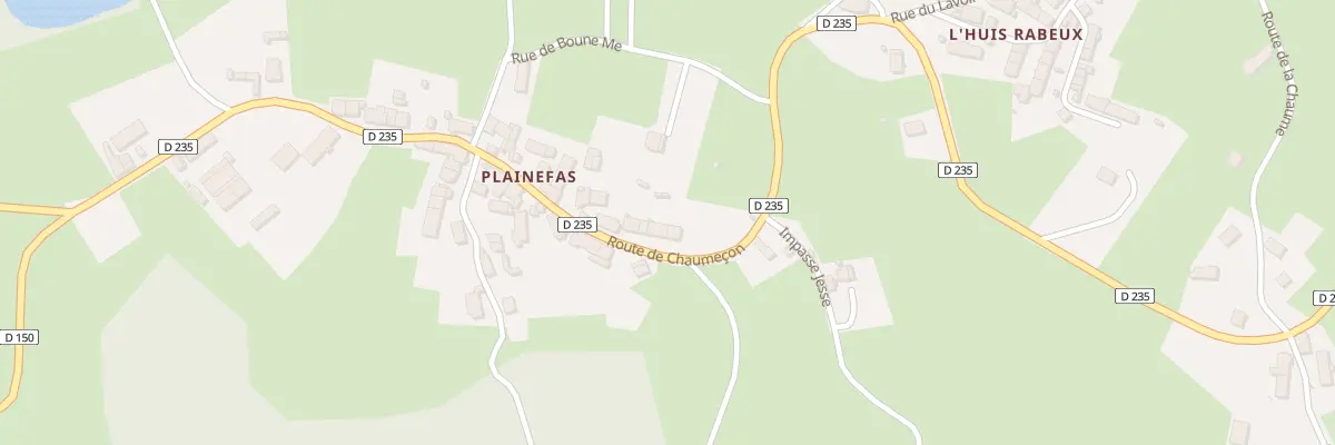Plan du 35 Rte Chaumecon à Saint-Martin-du-Puy