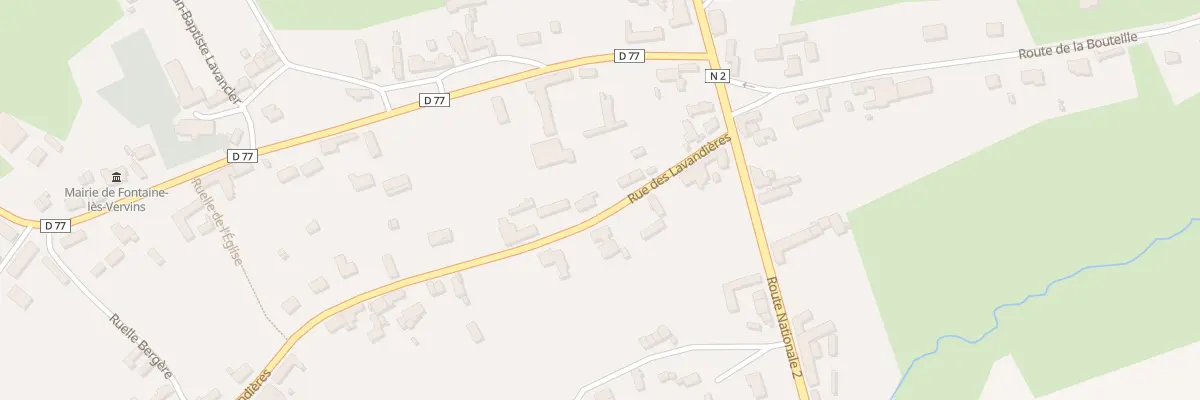 Plan du 8 Rue des Lavandières à Fontaine-lès-Vervins