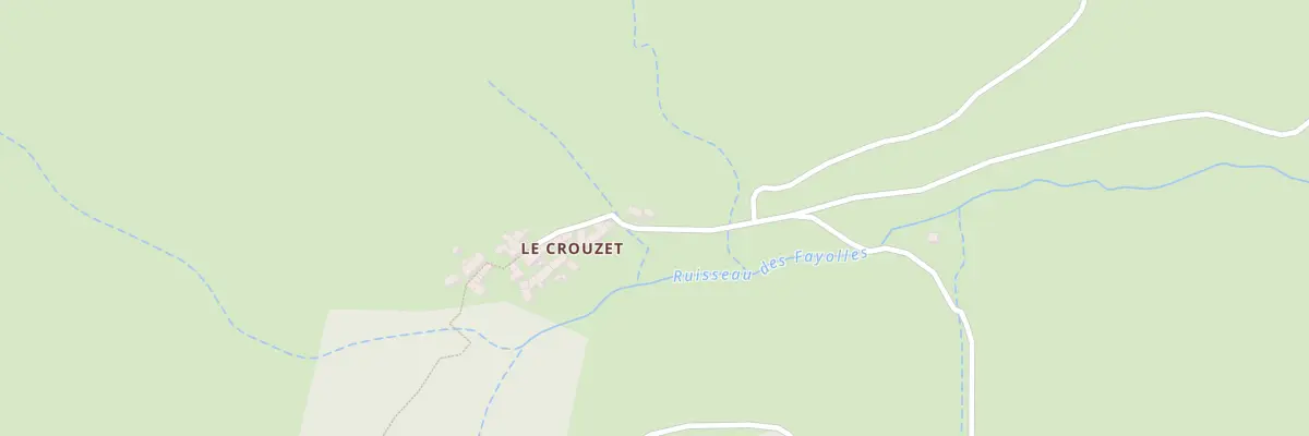Plan du 5269 Le Crouzet à Prévenchères
