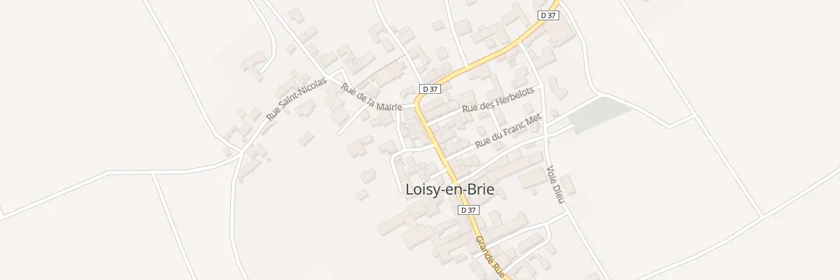 Plan du 2 Rue des Pres Prenet à Loisy-en-Brie