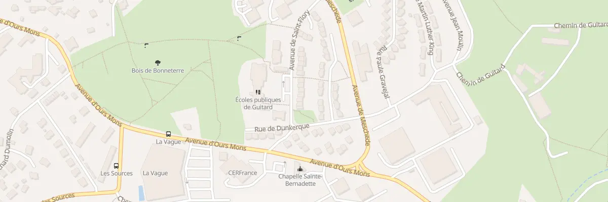 Plan du 4 Av de Saint-Flory au Puy-en-Velay