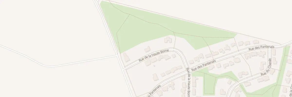 Plan du 22 Rue de la Haute Borne à Gueux