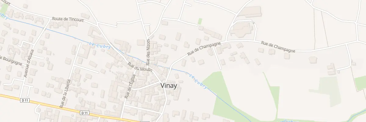 Plan du 10 Rue de Champagne à Vinay