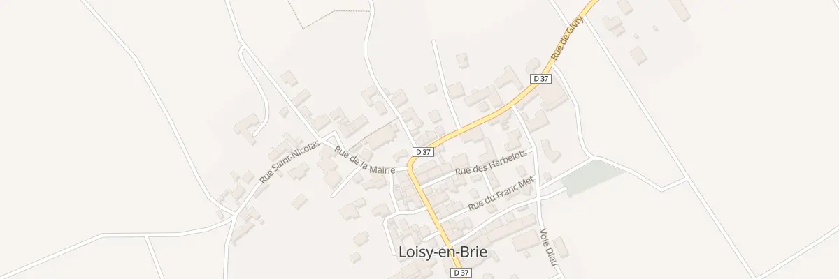 Plan du 2 Rue de la Soeur à Loisy-en-Brie