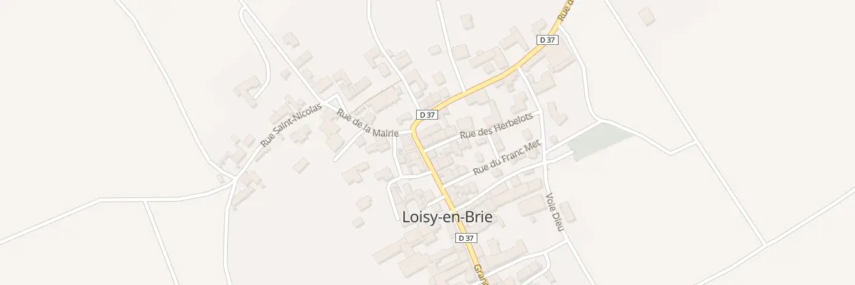 Plan du 1 Rue des Herbelots à Loisy-en-Brie