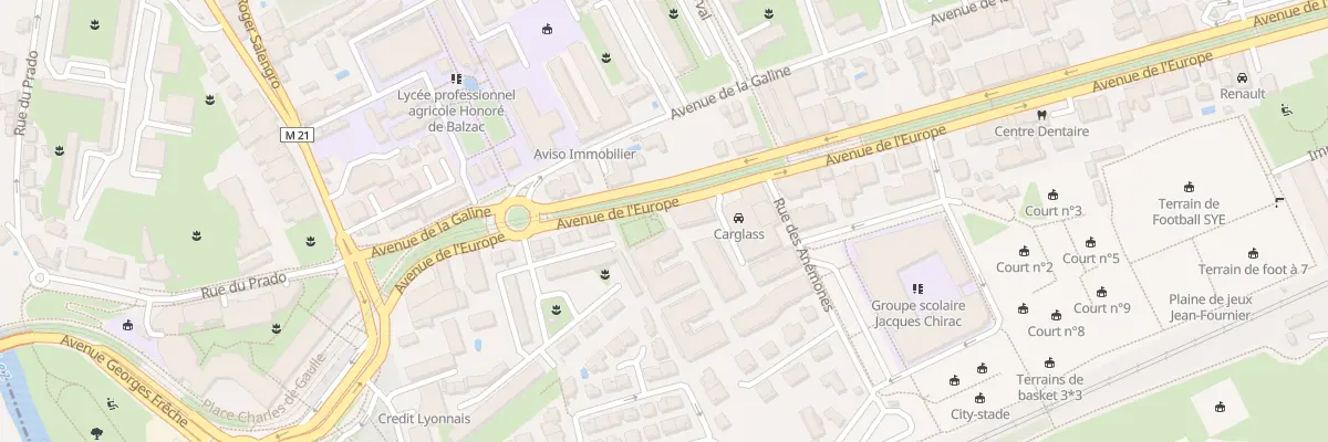 Plan du 418 Av de l’Europe à Castelnau-le-Lez