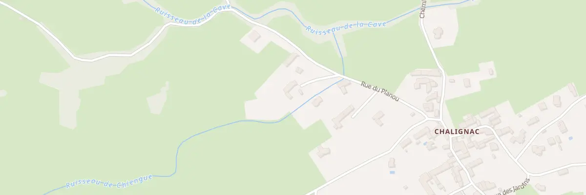 Plan du 33 Rue du Planou à Saint-Vincent