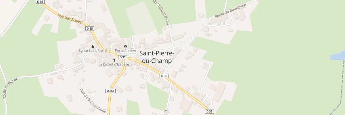 Plan du 5056 Le Bourg à Saint-Pierre-du-Champ
