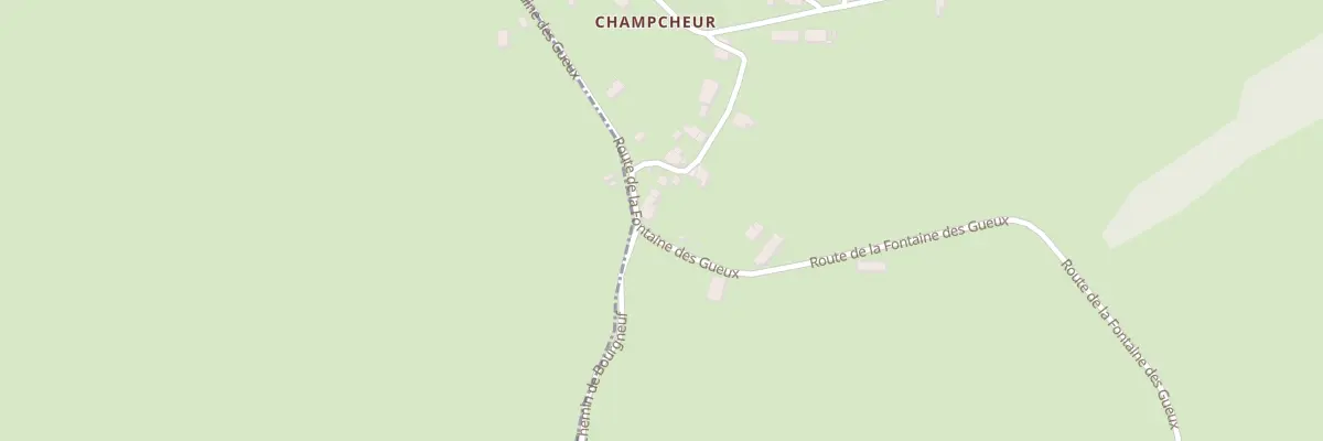 Plan du 11 Rte de la Fontaine des Gueux à Saint-Hilaire-en-Morvan