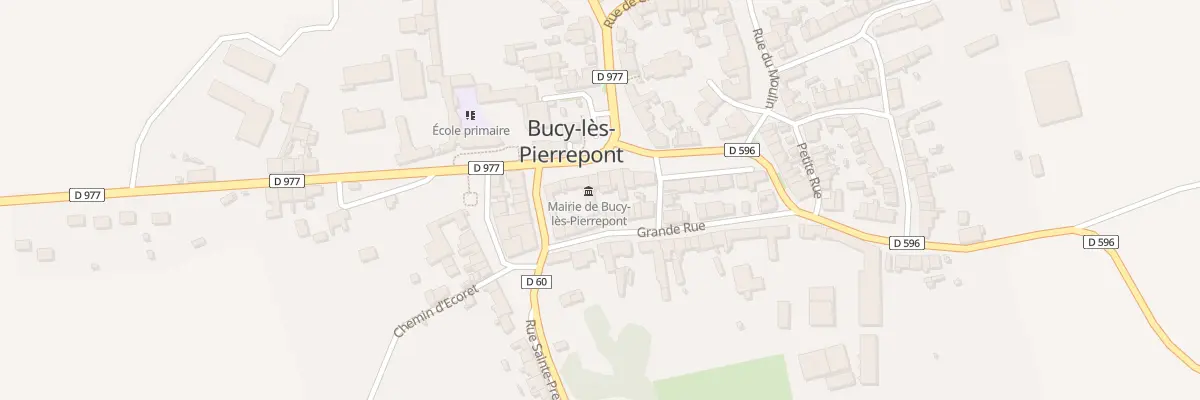 Plan du 4 Pl de la Mairie à Bucy-lès-Pierrepont