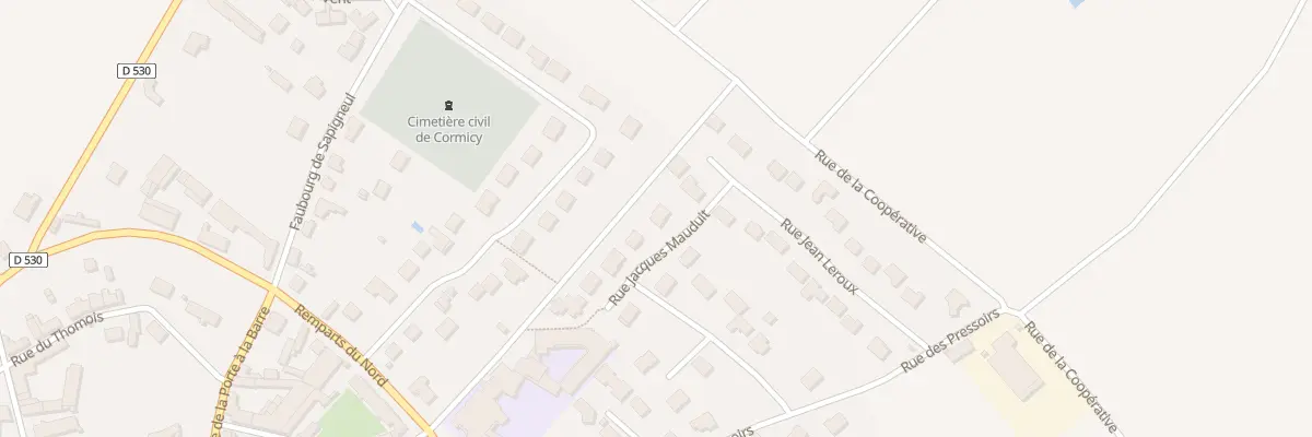 Plan du 2 Rue Jacques Mauduit à Cormicy