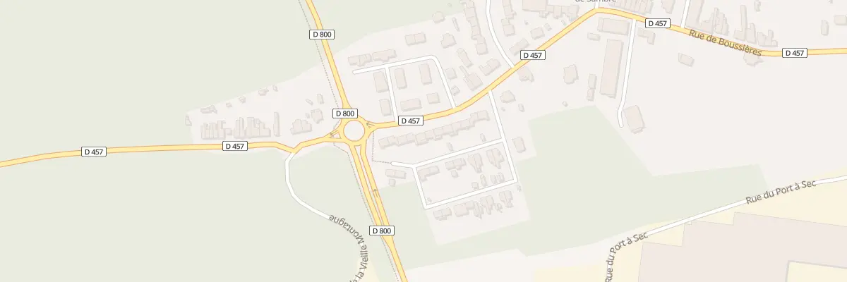 Plan du 219 Rue de Boussières à Hautmont