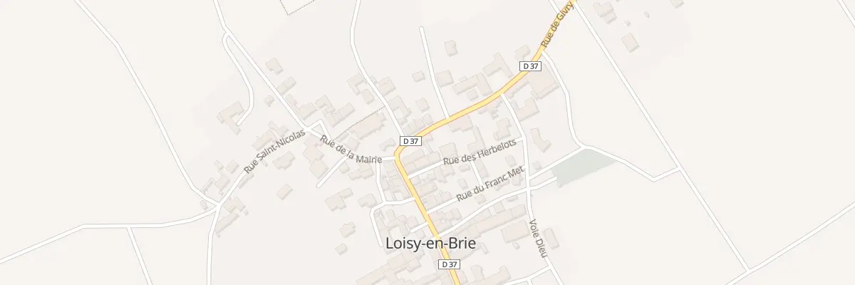 Plan du 5065 Le Village à Loisy-en-Brie