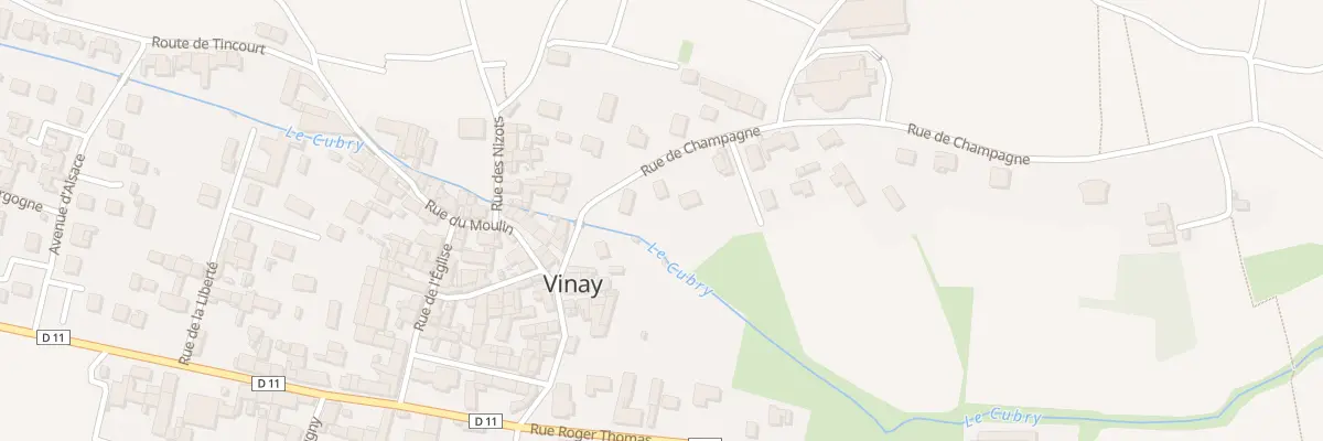 Plan du 12 Rue de Champagne à Vinay
