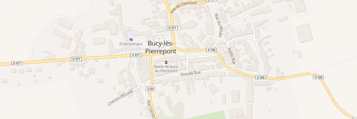 Plan du 7 Pl de la Mairie à Bucy-lès-Pierrepont